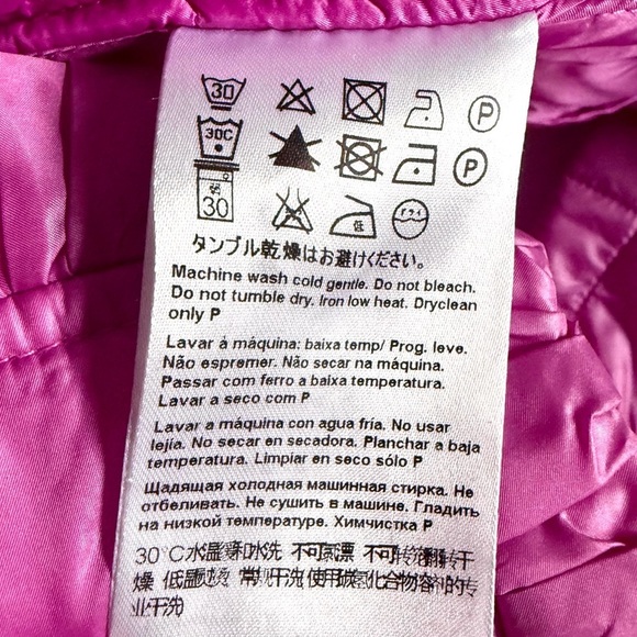 ESCADA Sport Ruffle Trim Lightweight Purple Pink Nylon Jacket Size S US 36 EU - Picture 14 of 15